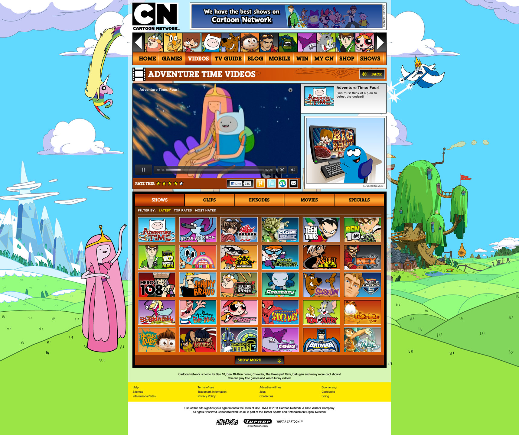 Cartoon Network: 2011 - Video Page 02